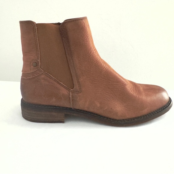 Franco Sarto Horrace Brown Leather Booties 8.5 - Picture 2 of 11